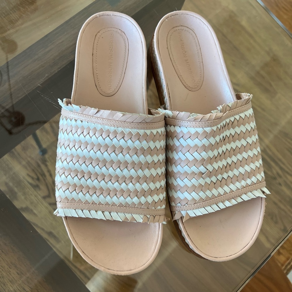 Sigerson Morrison Leather Slides